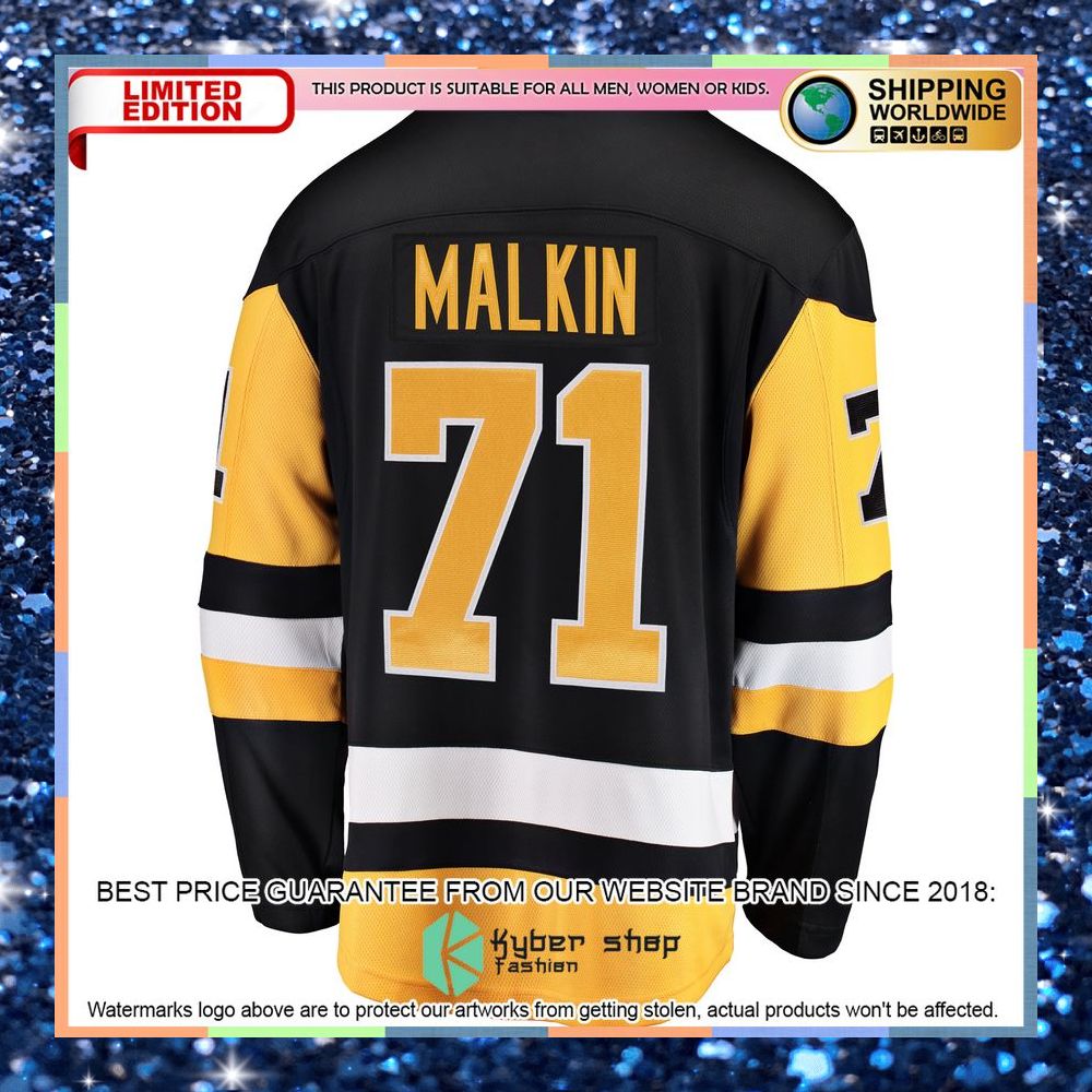 Evgeni Malkin Pittsburgh Penguins Breakaway Black Hockey Jersey 7 Evgeni Malkin Pittsburgh Penguins Breakaway Black Hockey Jersey word3
