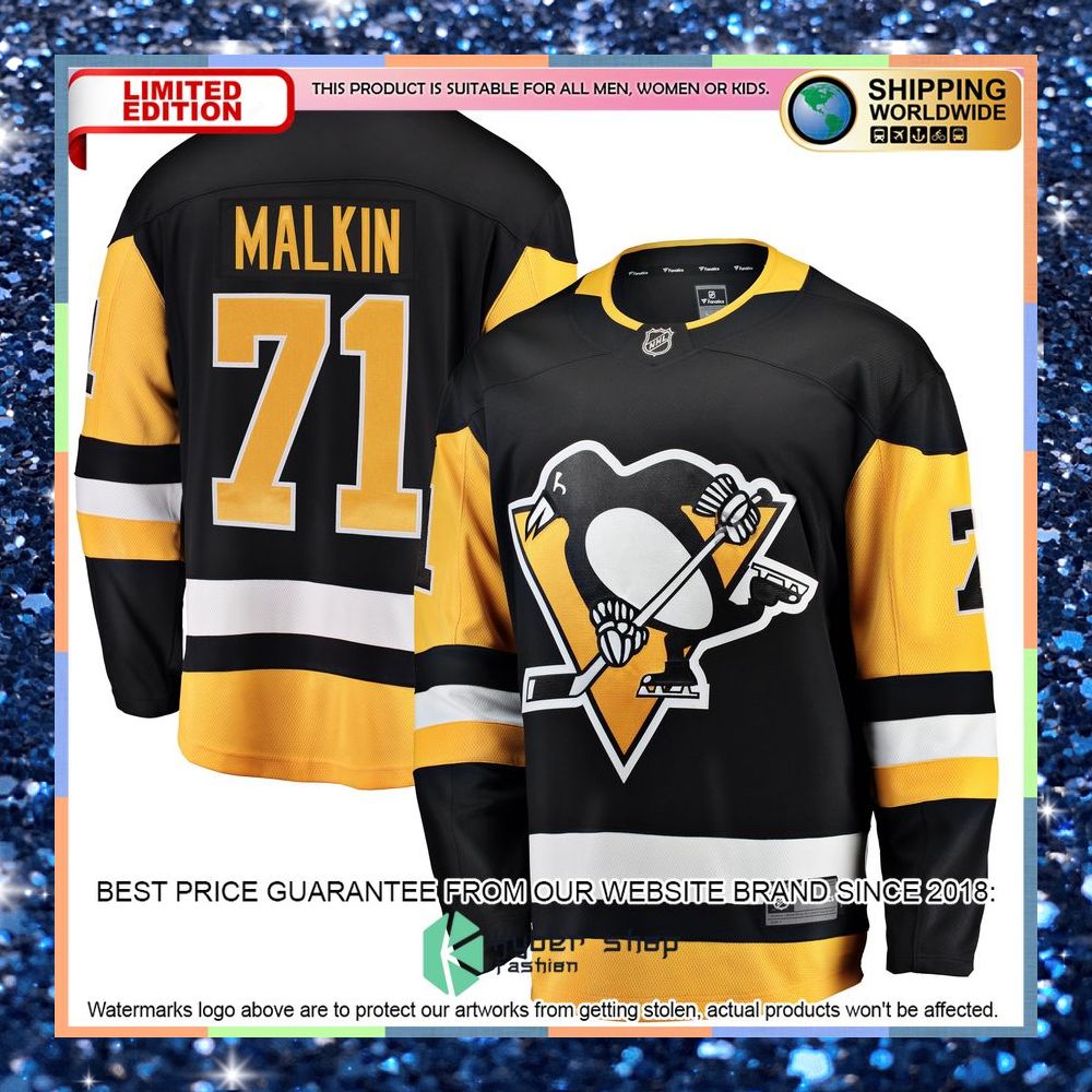 Evgeni Malkin Pittsburgh Penguins Breakaway Black Hockey Jersey 8 Evgeni Malkin Pittsburgh Penguins Breakaway Black Hockey Jersey word3