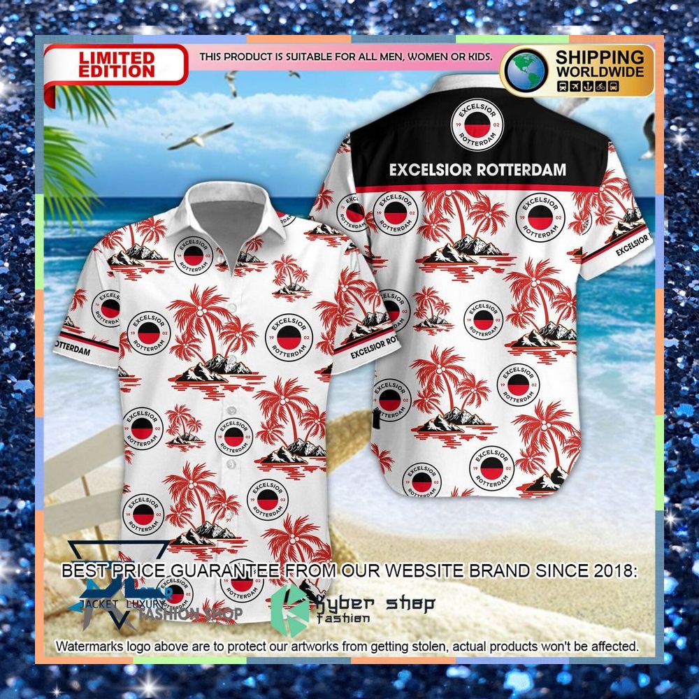 Excelsior Rotterdam Hawaiian Shirt, Shorts 3 Excelsior Rotterdam Hawaiian Shirt, Shorts word1