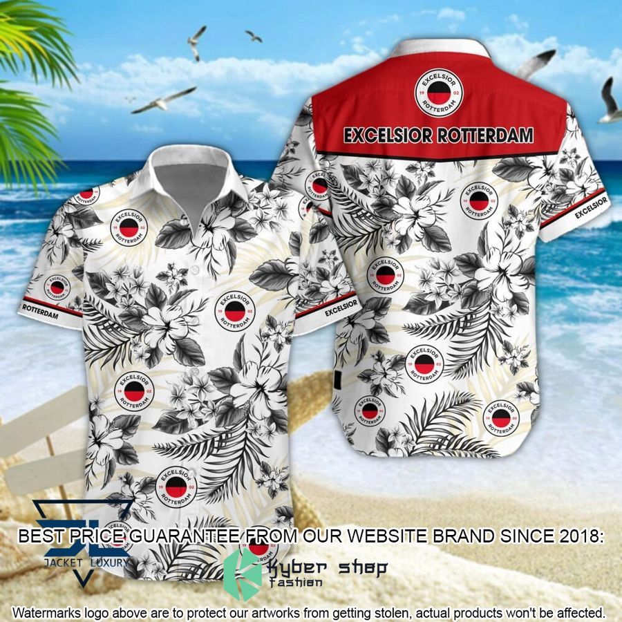 Excelsior Rotterdam Hibiscus Hawaiian Shirt, Shorts