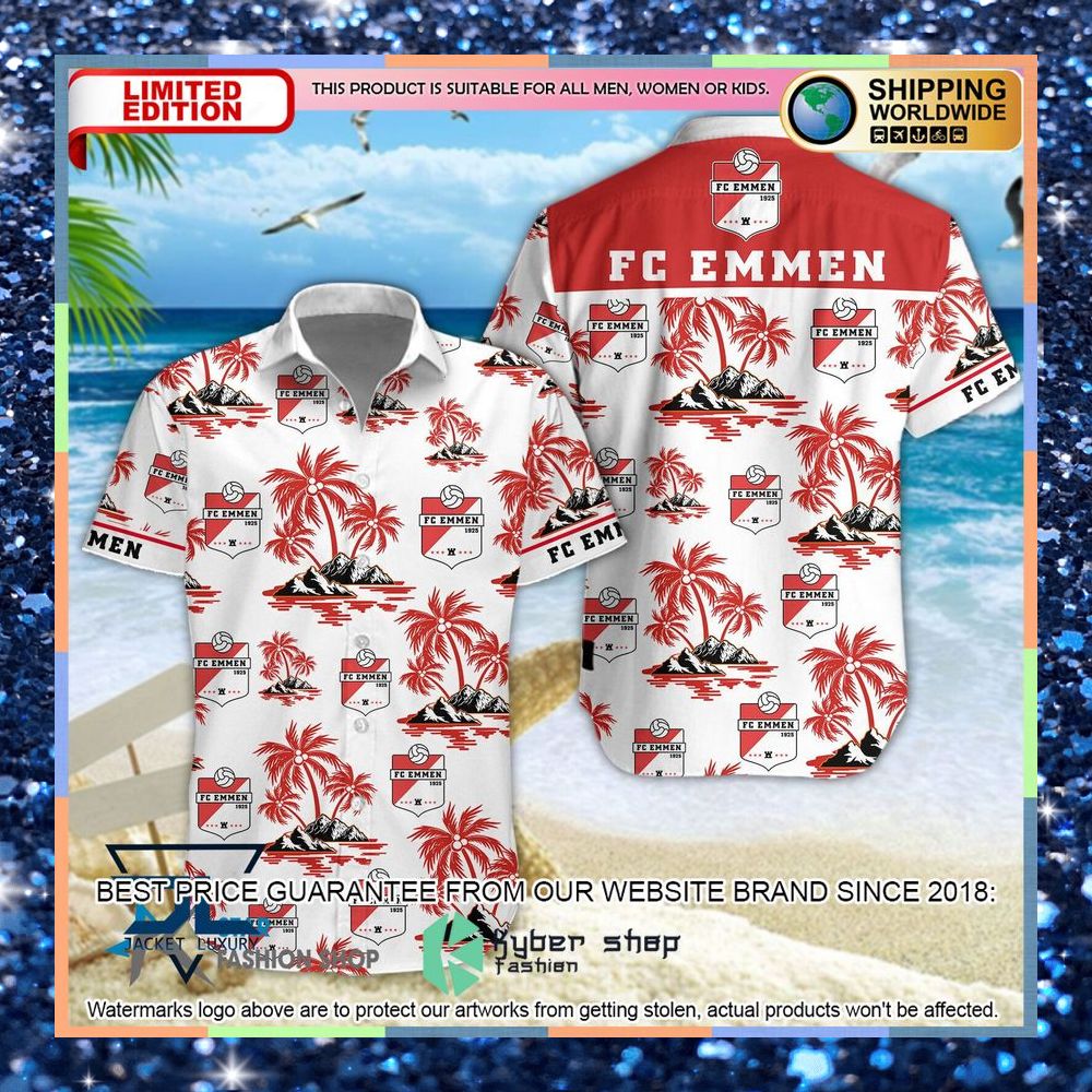 FC Emmen Hawaiian Shirt, Shorts 3 FC Emmen Hawaiian Shirt, Shorts word1