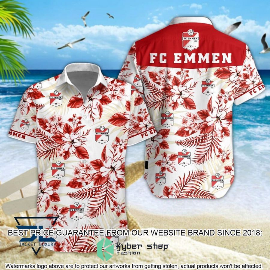FC Emmen Hibiscus Hawaiian Shirt, Shorts