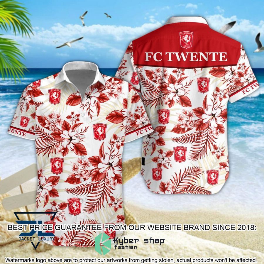 FC Twente Hibiscus Hawaiian Shirt, Shorts