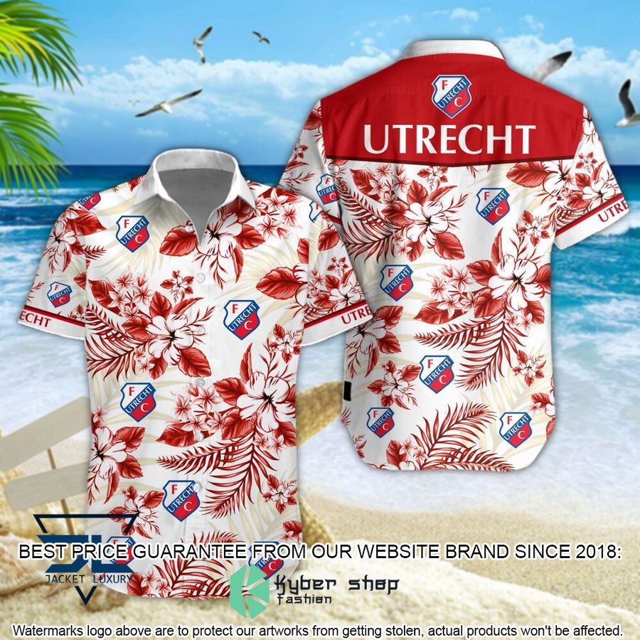 FC Utrecht Hibiscus Hawaiian Shirt, Shorts