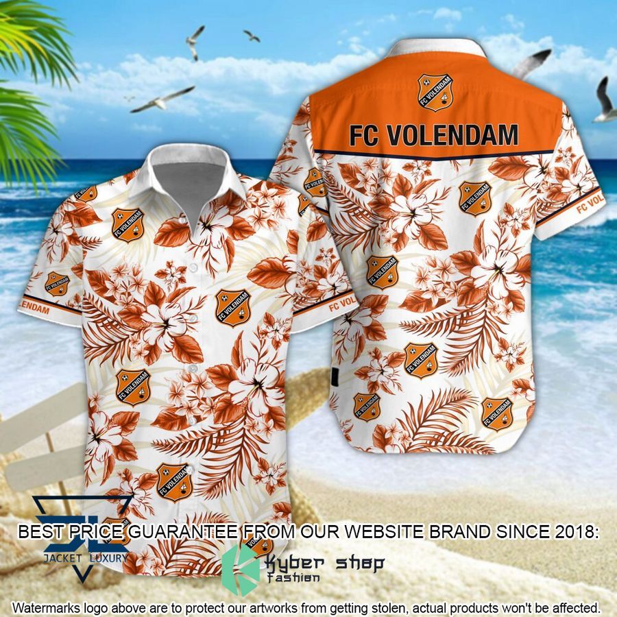 FC Volendam Hibiscus Hawaiian Shirt, Shorts