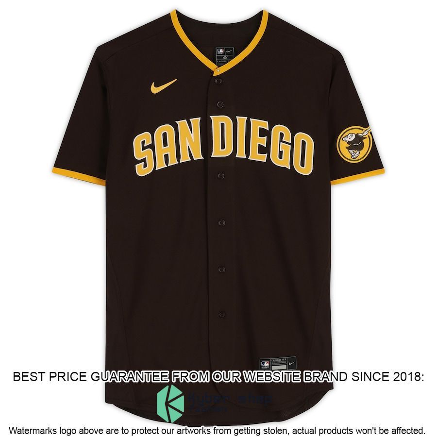 Fernando Tatis Jr San Diego Padres Topps Brown Baseball Jersey 3 Fernando Tatis Jr San Diego Padres Topps Brown Baseball Jersey word2
