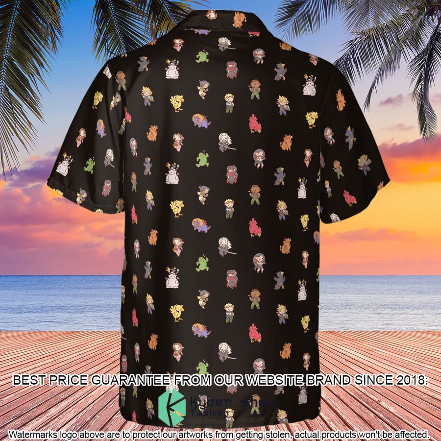 Final Fantasy Characters Pattern Hawaiian Shirt 3 Final Fantasy Characters Pattern Hawaiian Shirt word3