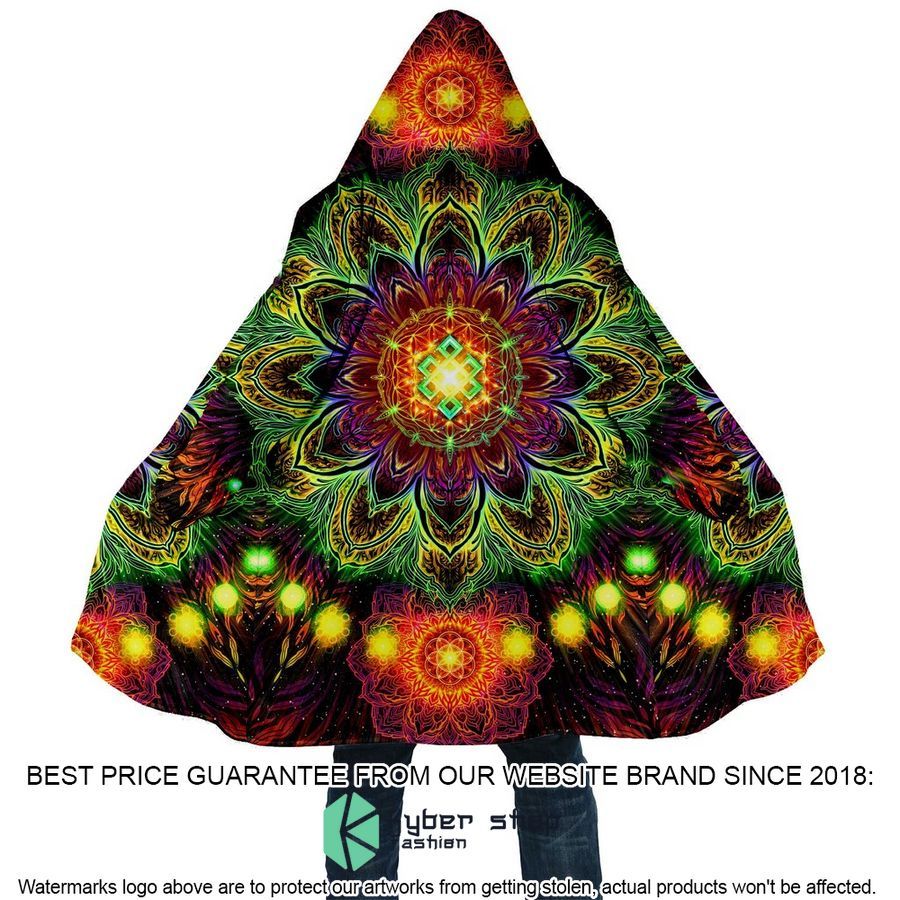 Floral Sunburst Hooded Cloak word2