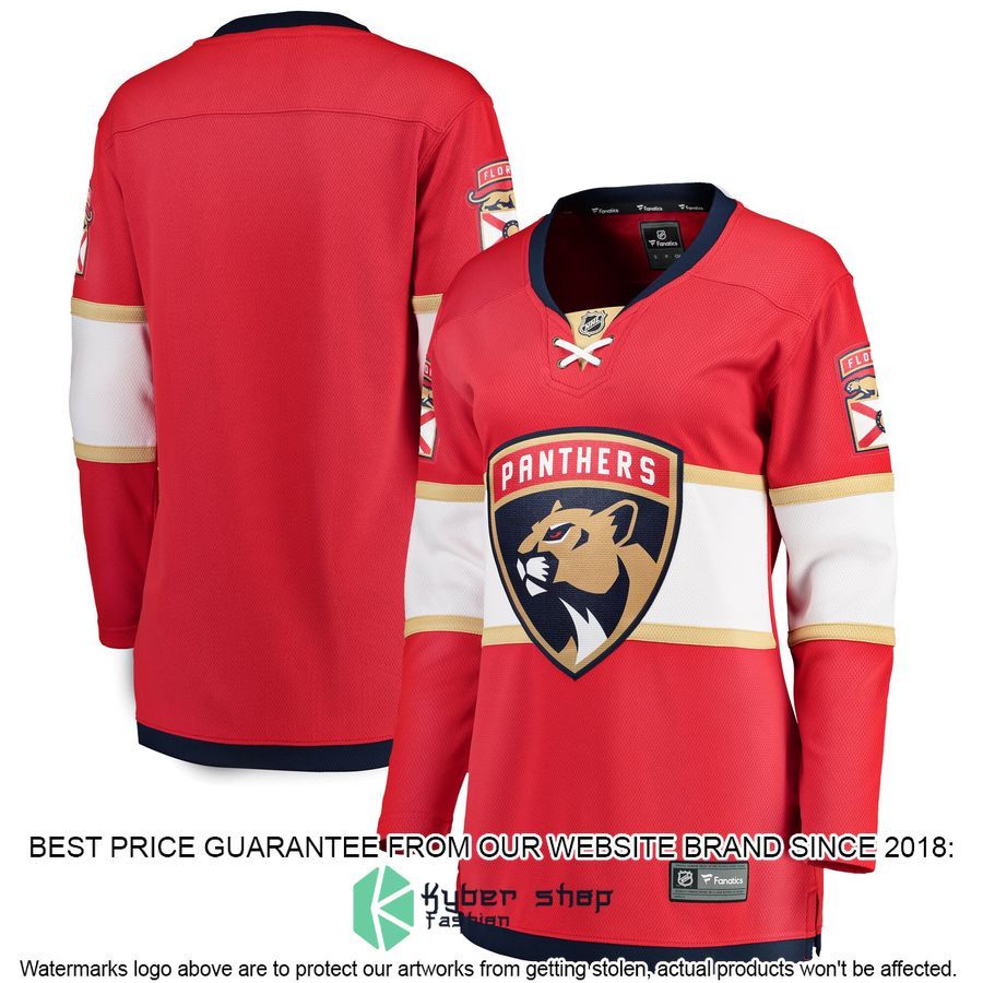 Florida Panthers Women's Home Red Hockey Jersey
