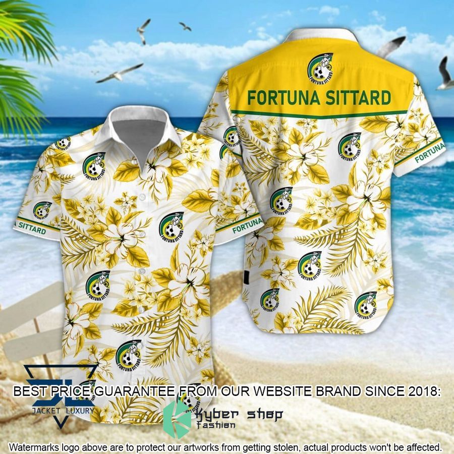 Fortuna Sittard Hibiscus Hawaiian Shirt, Shorts