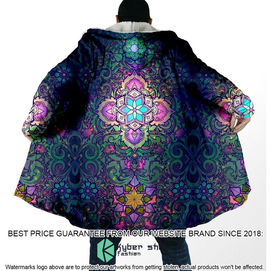 Fractal Nebula Hooded Cloak