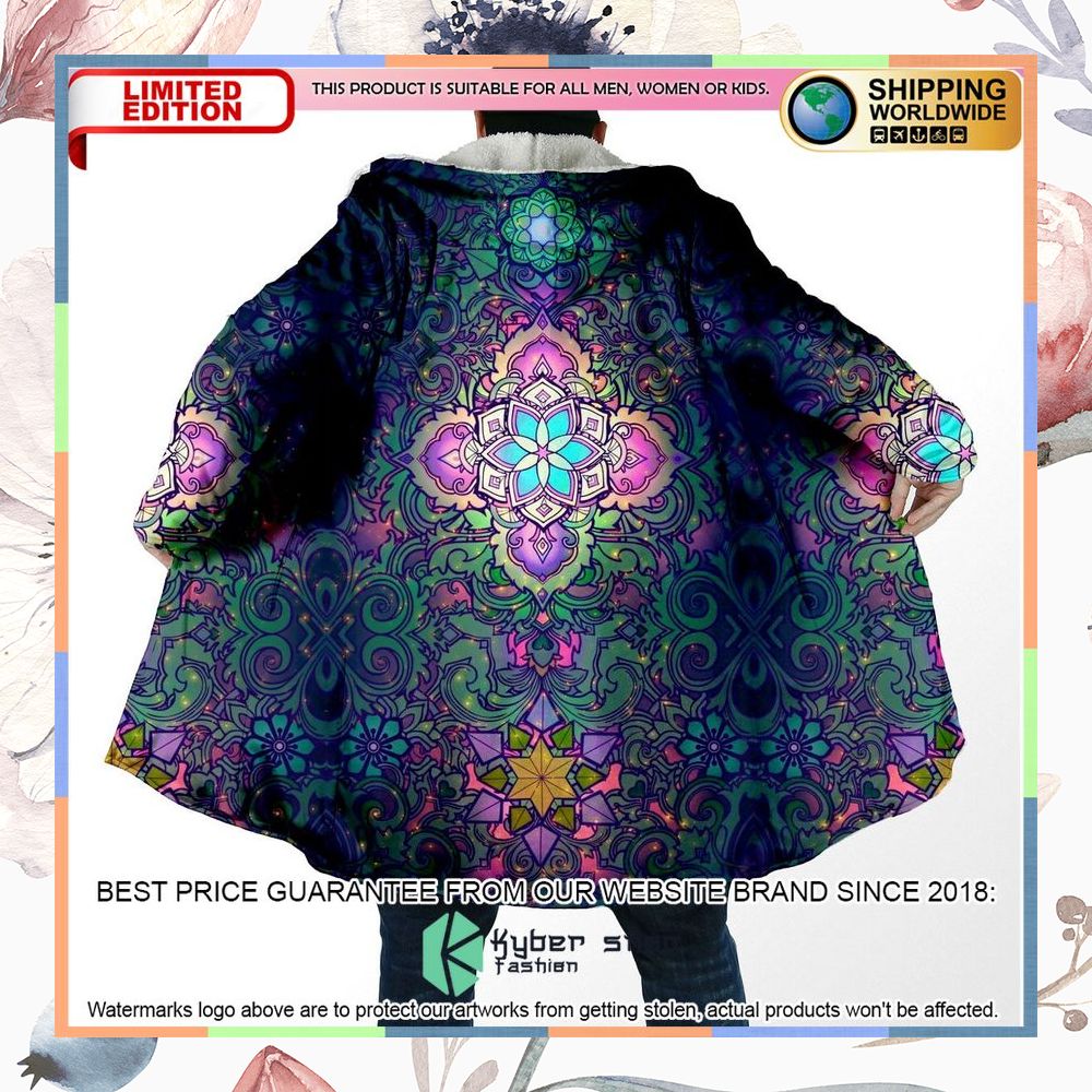 Fractal Nebula Hooded Cloak 4 Fractal Nebula Hooded Cloak word3
