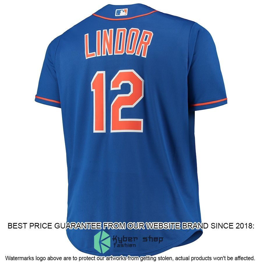 Francisco Lindor New York Mets Big And Tall Player Royal Baseball Jersey 3 Francisco Lindor New York Mets Big And Tall Player Royal Baseball Jersey word1