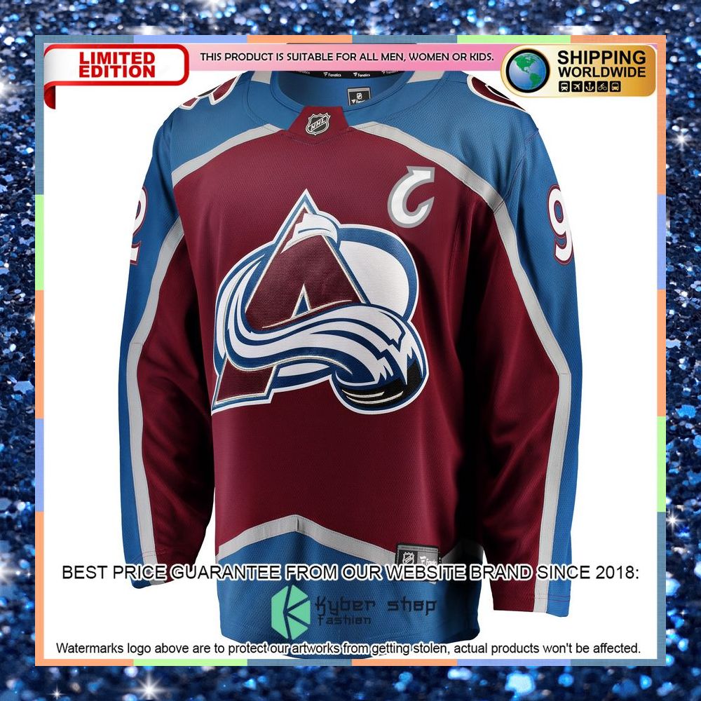 Gabriel Landeskog Colorado Avalanche Breakaway Burgundy Hockey Jersey 6 Gabriel Landeskog Colorado Avalanche Breakaway Burgundy Hockey Jersey word3