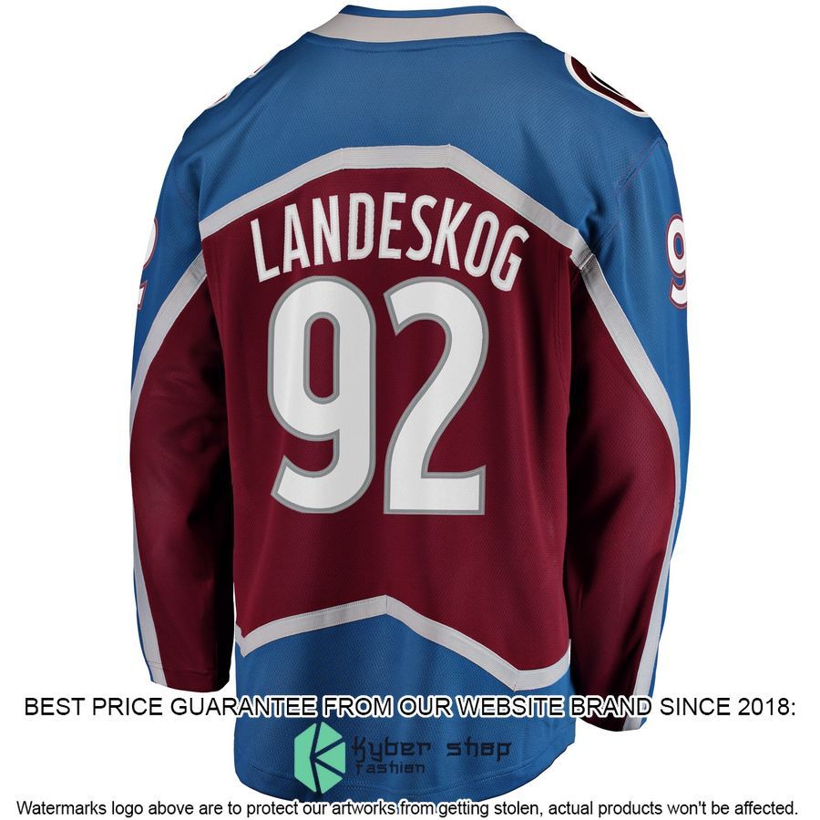 Gabriel Landeskog Colorado Avalanche Breakaway Burgundy Hockey Jersey 3 Gabriel Landeskog Colorado Avalanche Breakaway Burgundy Hockey Jersey word3