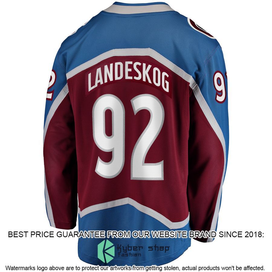 Gabriel Landeskog Colorado Avalanche Home 2022 Stanley Cup Champions Burgundy Hockey Jersey 3 Gabriel Landeskog Colorado Avalanche Home 2022 Stanley Cup Champions Burgundy Hockey Jersey word3