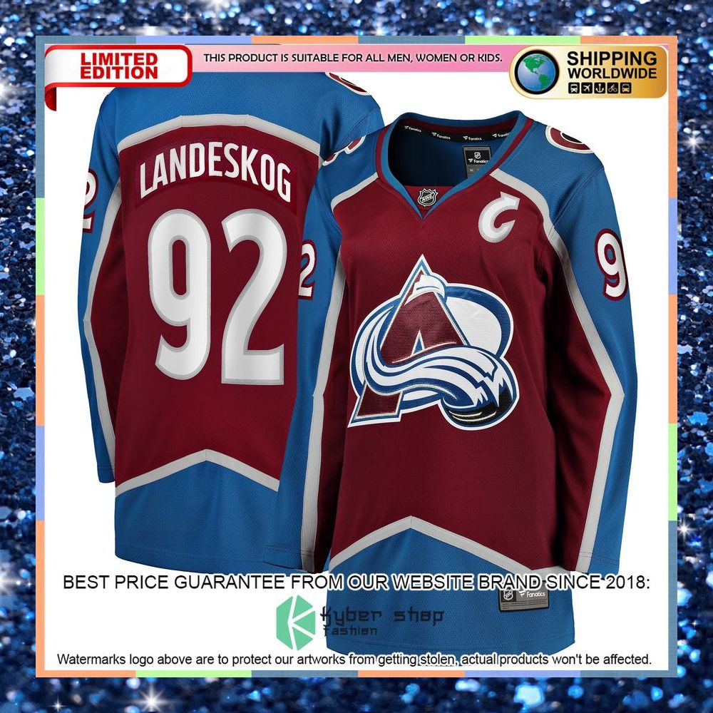 Gabriel Landeskog Colorado Avalanche Women's Home Premier Burgundy Hockey Jersey 8 Gabriel Landeskog Colorado Avalanche Women's Home Premier Burgundy Hockey Jersey word3