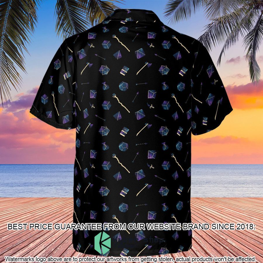 Galaxy In Dice Dungeons And Dragons Pattern Hawaiian Shirt 3 Galaxy In Dice Dungeons And Dragons Pattern Hawaiian Shirt word2