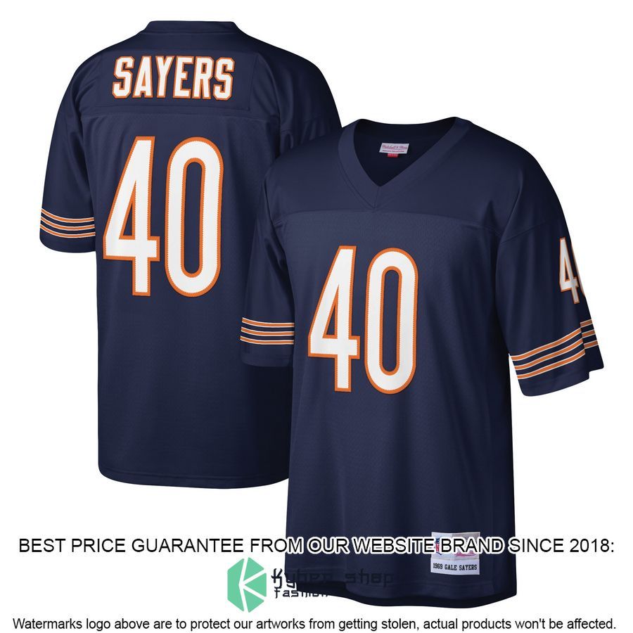Gale Sayers Chicago Bears Mitchell & Ness Legacy Navy Football Jersey