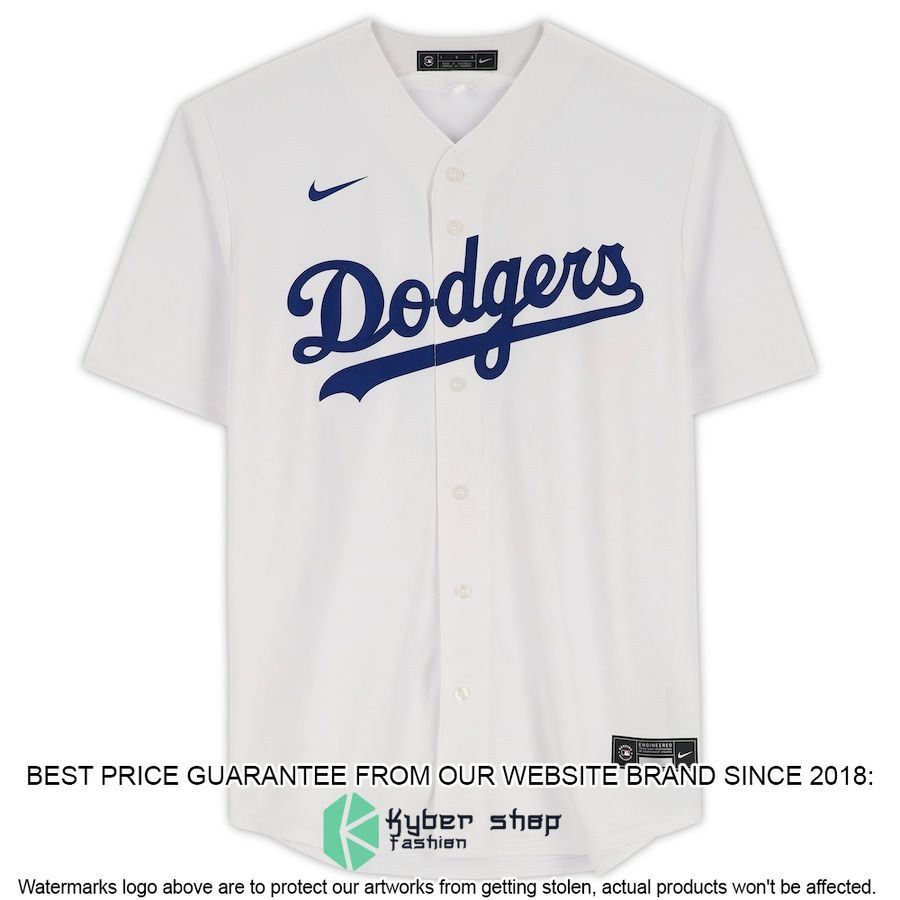 Gavin Lux Los Angeles Dodgers White Baseball Jersey 3 Gavin Lux Los Angeles Dodgers White Baseball Jersey word3