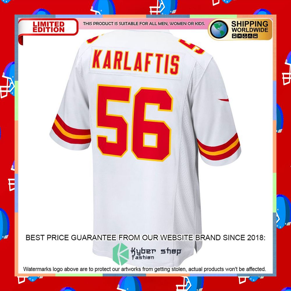 George Karlaftis Kansas City Chiefs Away White Football Jersey 7 George Karlaftis Kansas City Chiefs Away White Football Jersey word3