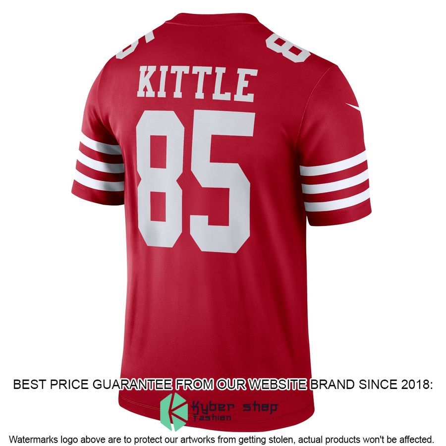 George Kittle San Francisco 49ers Legend Scarlet Football Jersey 3 George Kittle San Francisco 49ers Legend Scarlet Football Jersey word3