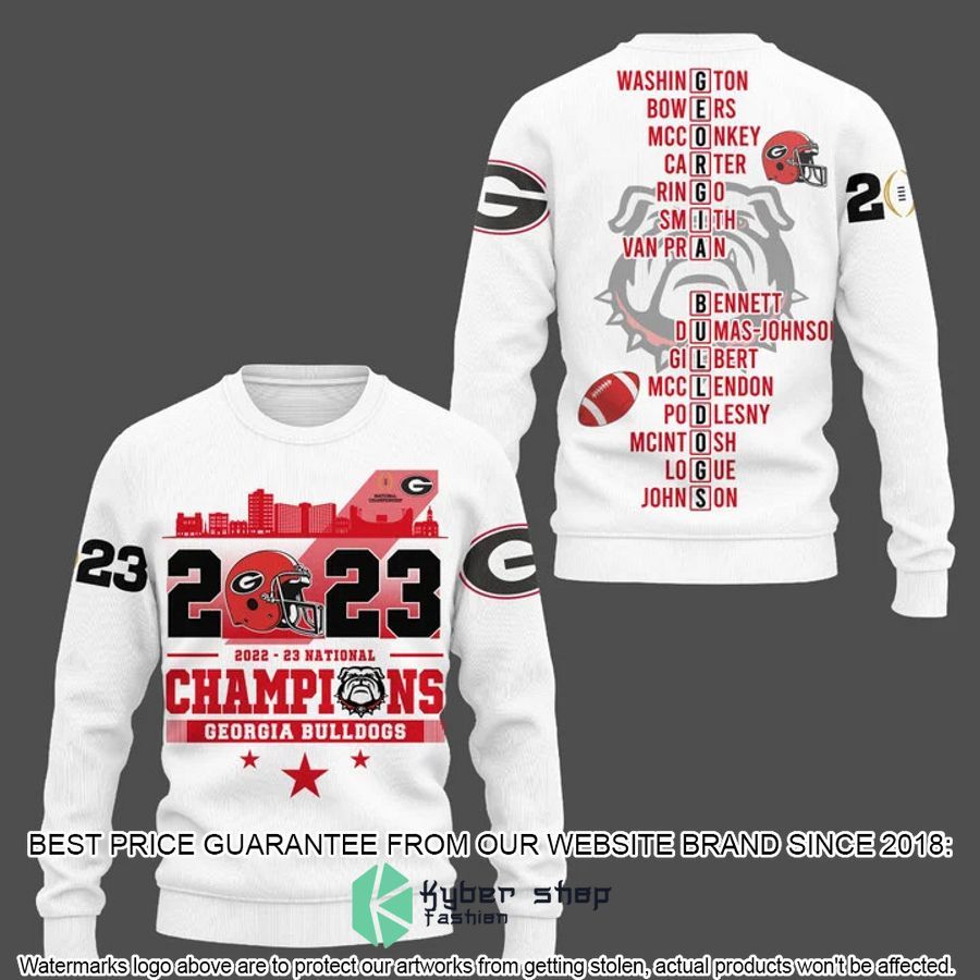 Georgia Bulldogs 2023 National Champions 3D Hoodie, Shirt 3 Georgia Bulldogs 2023 National Champions 3D Hoodie, Shirt word2