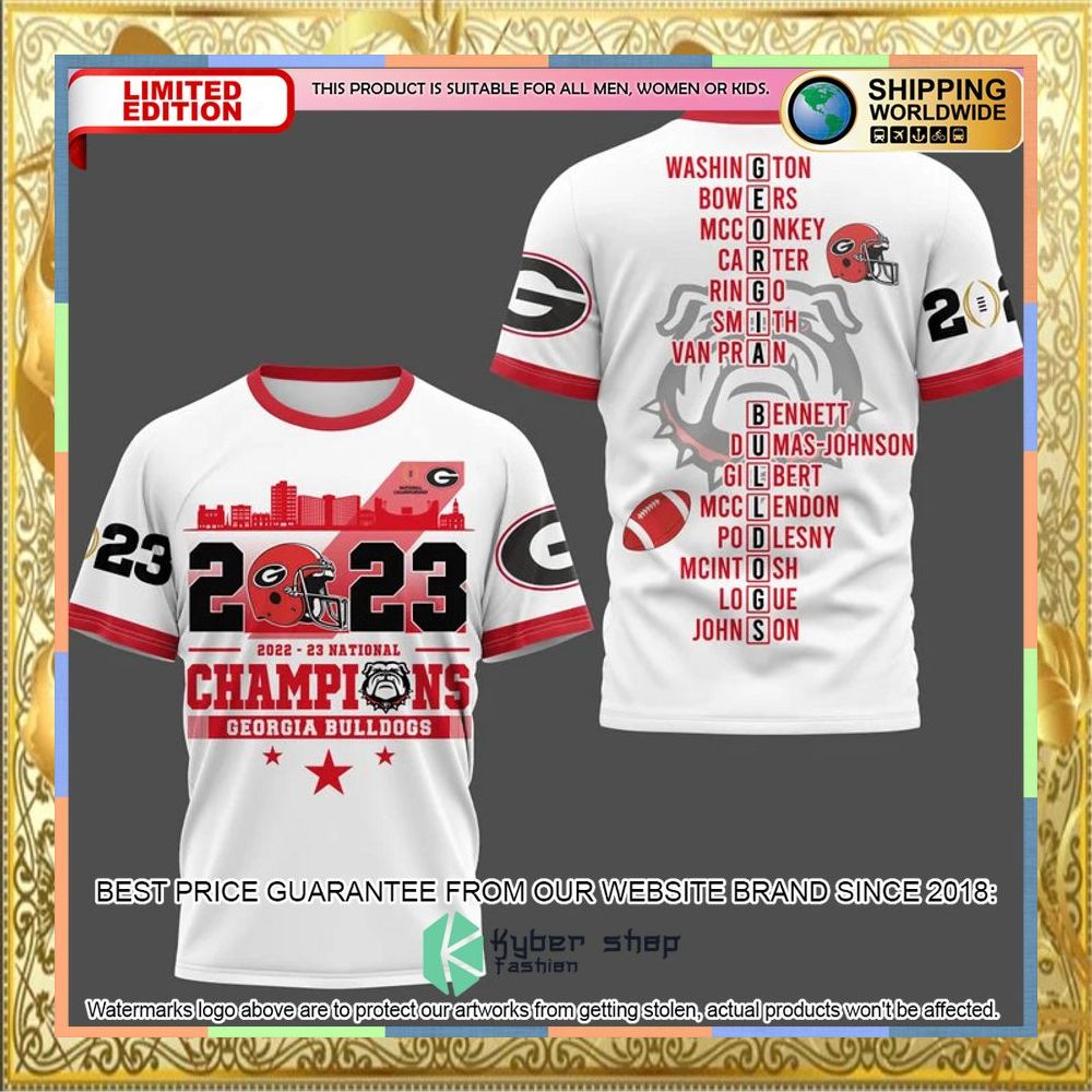 Georgia Bulldogs 2023 National Champions 3D Hoodie, Shirt 8 Georgia Bulldogs 2023 National Champions 3D Hoodie, Shirt word2