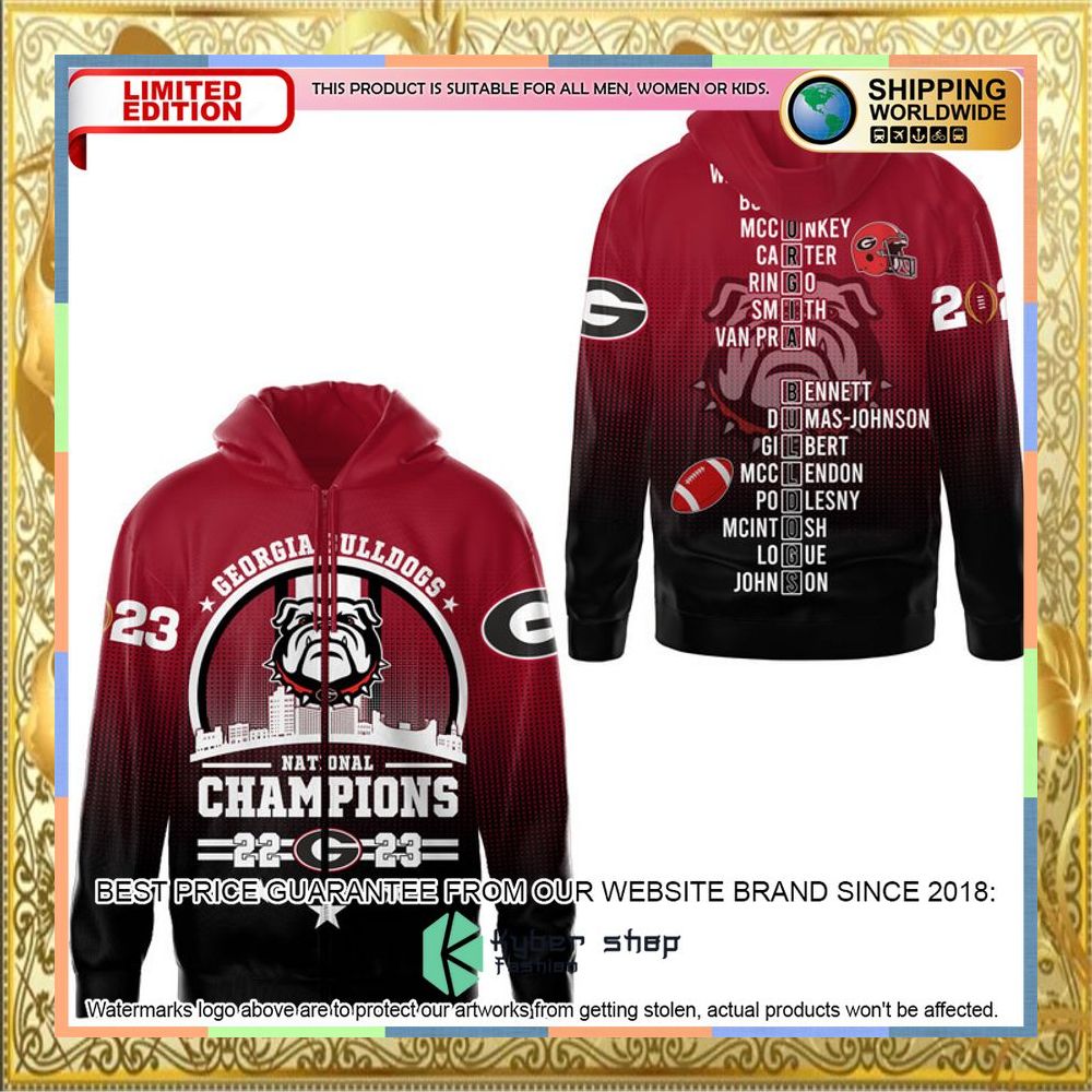 Georgia Bulldogs Circle Logo 2023 Champions 3D Hoodie, Shirt 6 Georgia Bulldogs Circle Logo 2023 Champions 3D Hoodie, Shirt word2