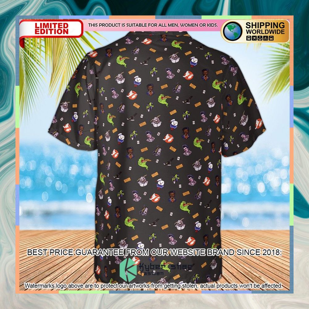 Ghostbusters Pattern Hawaiian Shirt 7 Ghostbusters Pattern Hawaiian Shirt word1