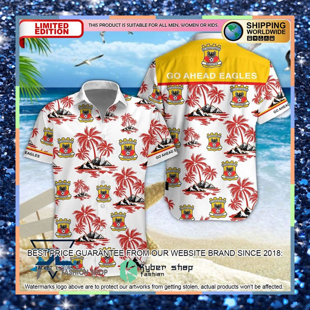 Go Ahead Eagles Hawaiian Shirt, Shorts 3 Go Ahead Eagles Hawaiian Shirt, Shorts word3