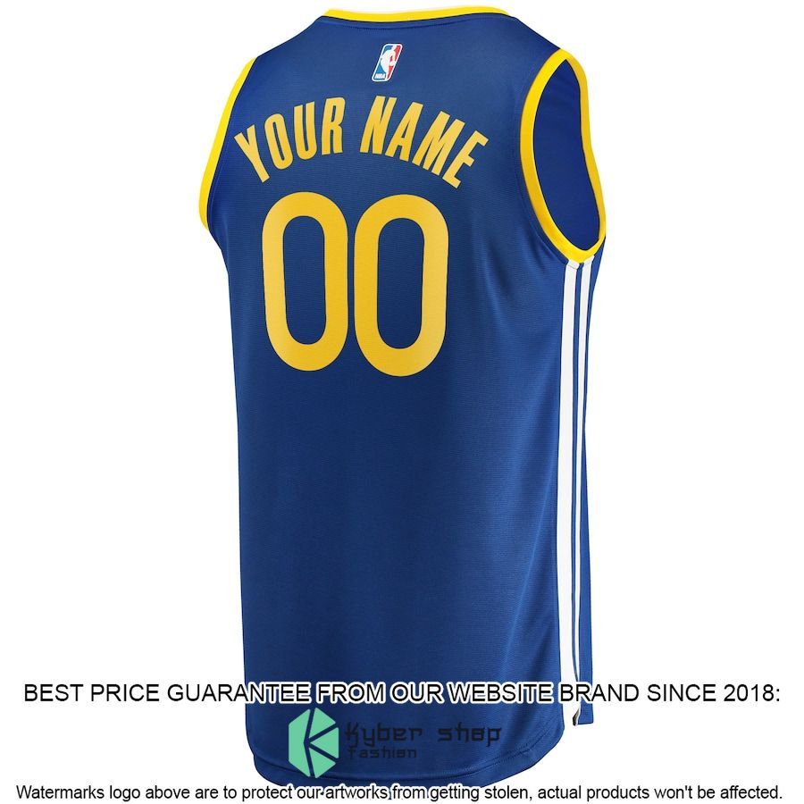Golden State Warriors 2022 NBA Finals Champions Custom Royal Basketball Jersey 3 Golden State Warriors 2022 NBA Finals Champions Custom Royal Basketball Jersey word1