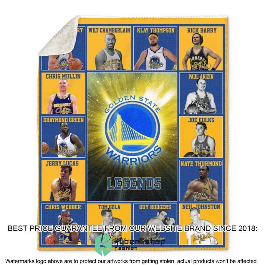 Golden State Warriors Legends Fleece Blanket