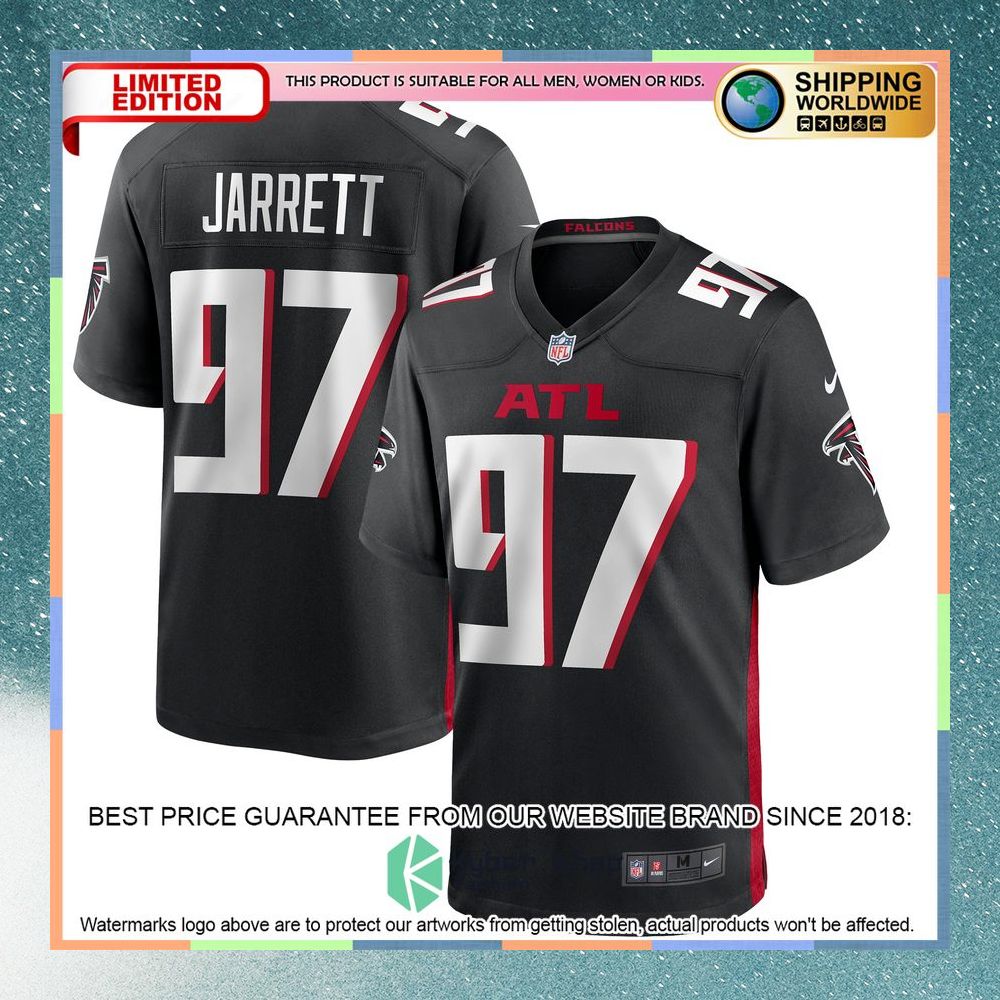Grady Jarrett Atlanta Falcons Black Football Jersey 5 Grady Jarrett Atlanta Falcons Black Football Jersey word2