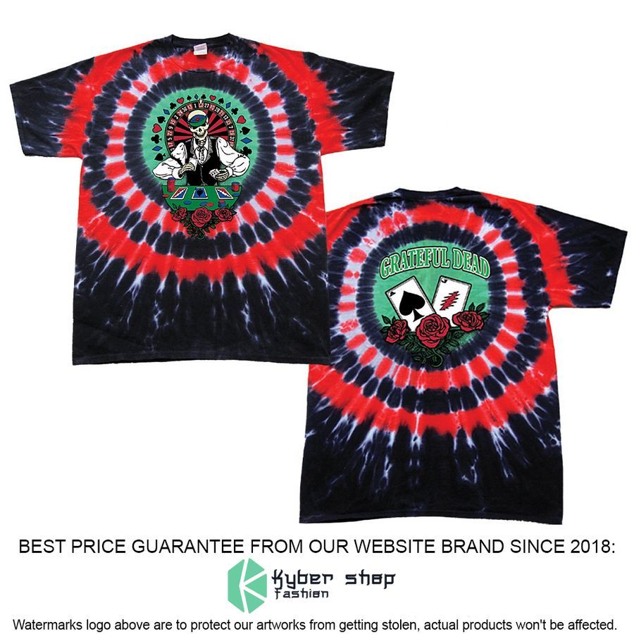 Grateful Dead Dealer Tie Dye Shirt, Hoodie