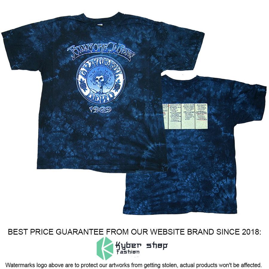 Grateful Dead Fillmore 1969 Tie Dye Shirt, Hoodie