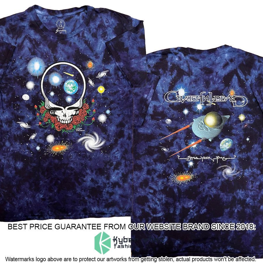 Grateful Dead Space Your Face Tie Dye Shirt, Hoodie