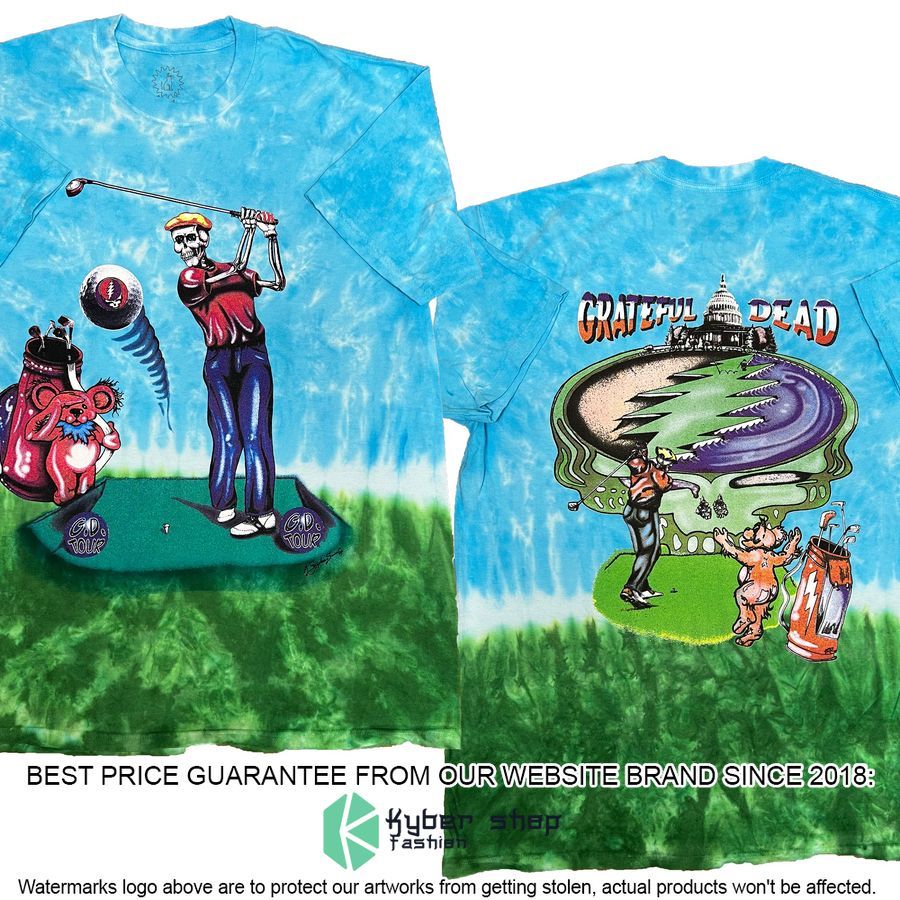 Grateful Golfer Tie Dyed Shirt, Hoodie
