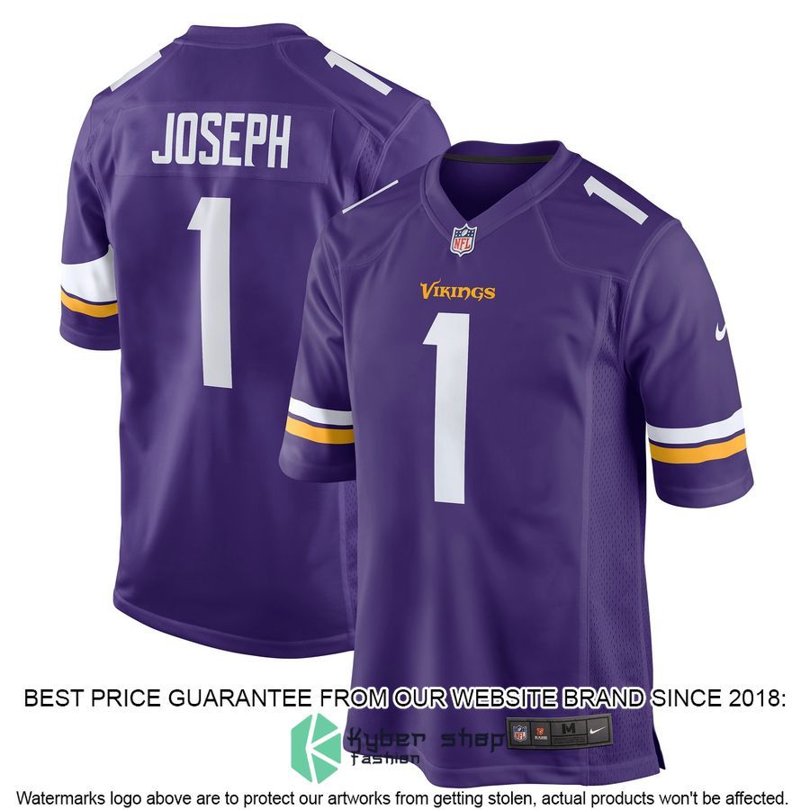 Greg Joseph Minnesota Vikings Purple Football Jersey