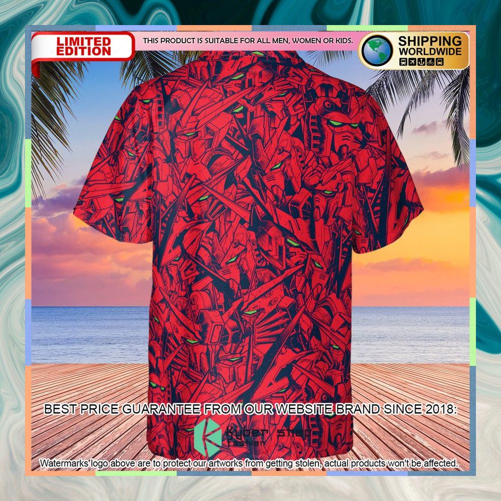 Gundam Camo Magenta Gundam Hawaiian Shirt 7 Gundam Camo Magenta Gundam Hawaiian Shirt word2