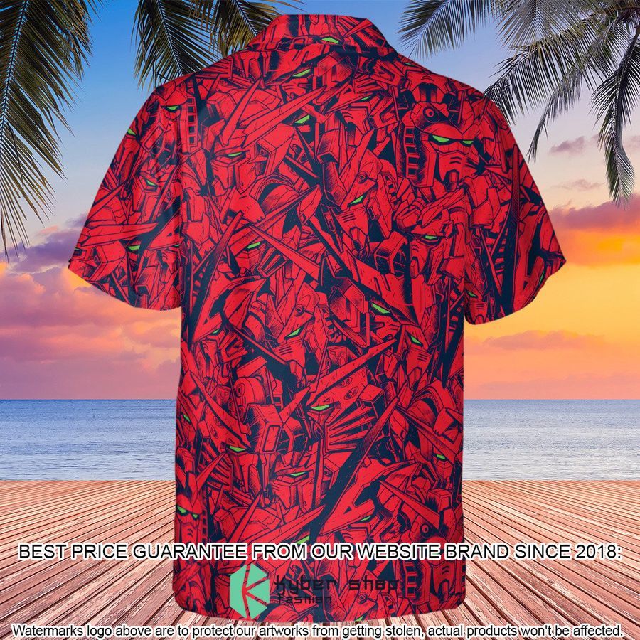 Gundam Camo Magenta Gundam Hawaiian Shirt 3 Gundam Camo Magenta Gundam Hawaiian Shirt word2