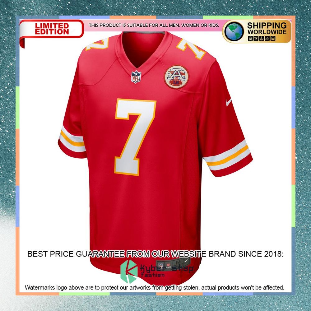 Harrison Butker Kansas City Chiefs Red Football Jersey 6 Harrison Butker Kansas City Chiefs Red Football Jersey word1