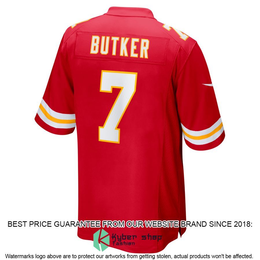 Harrison Butker Kansas City Chiefs Red Football Jersey 3 Harrison Butker Kansas City Chiefs Red Football Jersey word1