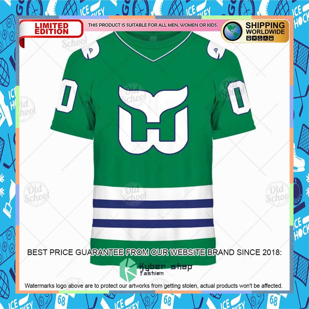 Hartford Whalers Carolina Hurricanes Vintage NHL Green CUSTOM Shirt, Hoodie 10 Hartford Whalers Carolina Hurricanes Vintage NHL Green CUSTOM Shirt, Hoodie word2