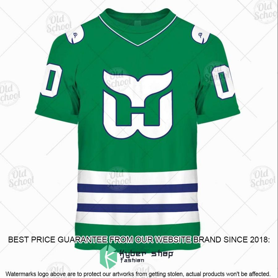 Hartford Whalers Carolina Hurricanes Vintage NHL Green CUSTOM Shirt, Hoodie 3 Hartford Whalers Carolina Hurricanes Vintage NHL Green CUSTOM Shirt, Hoodie word2
