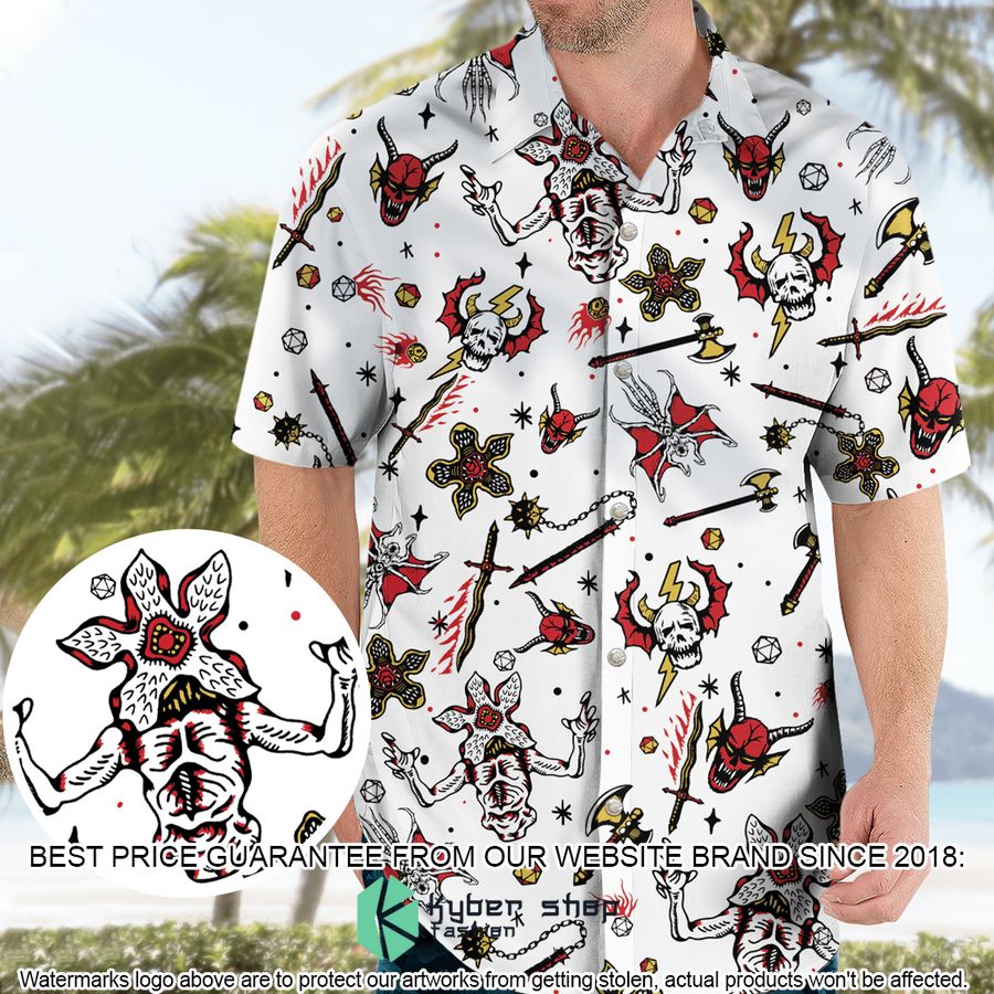 Hellfire Club Stranger Things Dungeons and Dragons Hawaiian Shirt