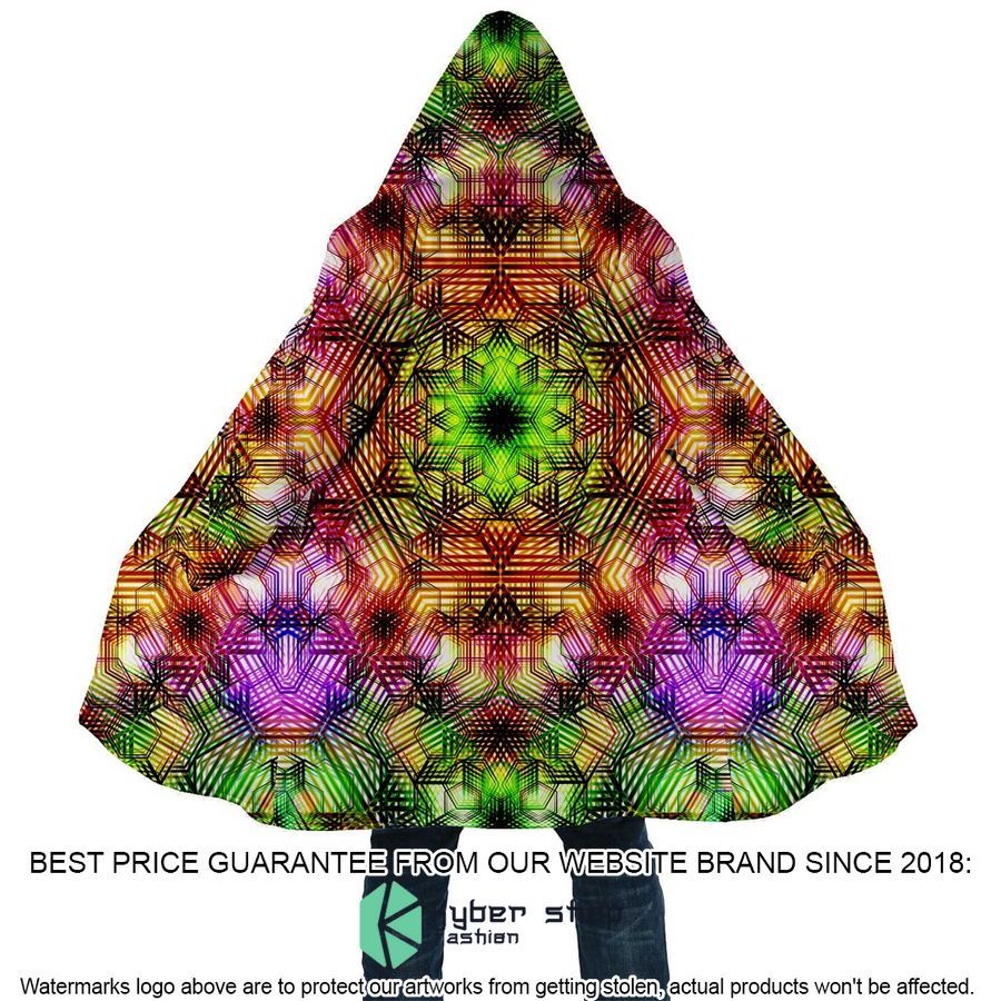 Hex Fade Fractal Hooded Cloak word2