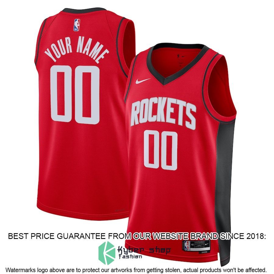 Houston Rockets Nike Unisex 2022-23 Custom Red Basketball Jersey