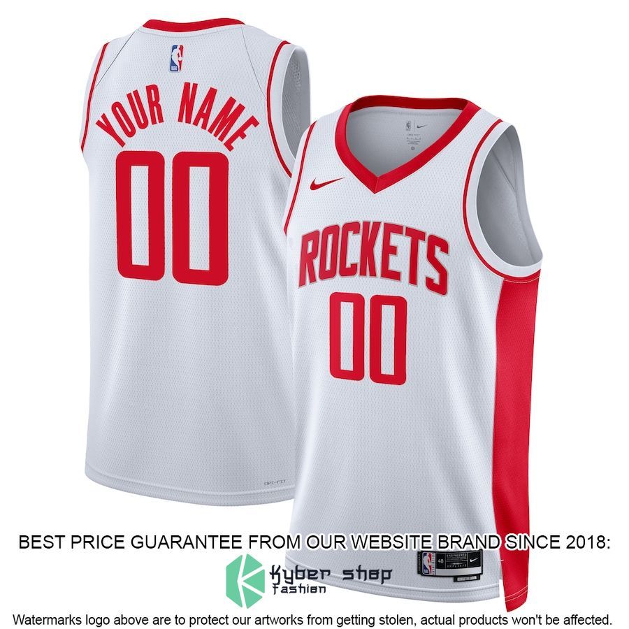 Houston Rockets Nike Unisex 2022-23 Custom White Basketball Jersey