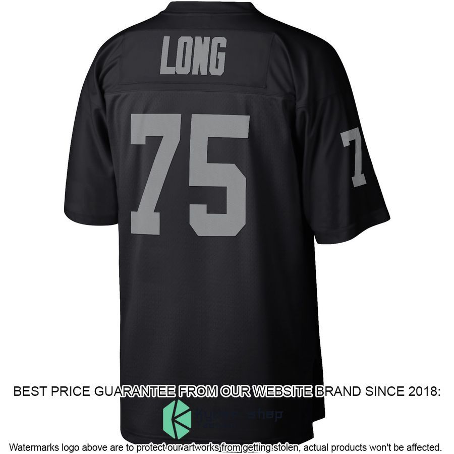 Howie Long Las Vegas Raiders Mitchell & Ness Legacy Replica Black Football Jersey 3 Howie Long Las Vegas Raiders Mitchell & Ness Legacy Replica Black Football Jersey word1